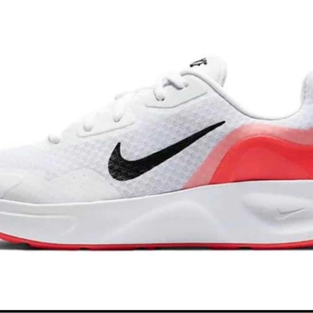 Nike (WMNS) Nike Wearallday 'White Flash Crimson' 7 - Picture 2 of 5